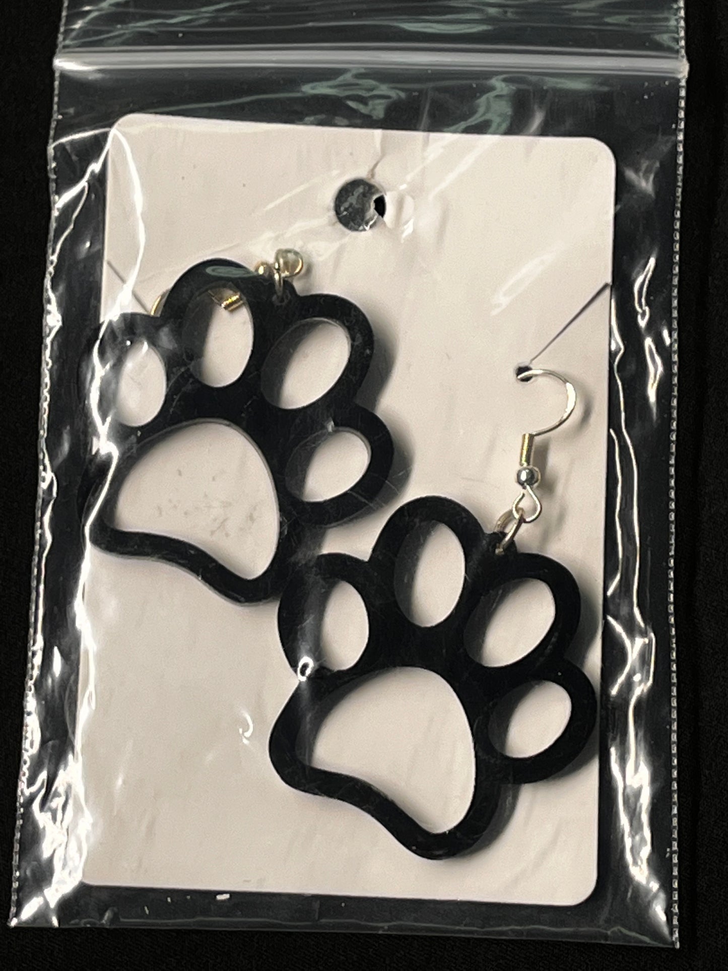 Earrings (Paw print)