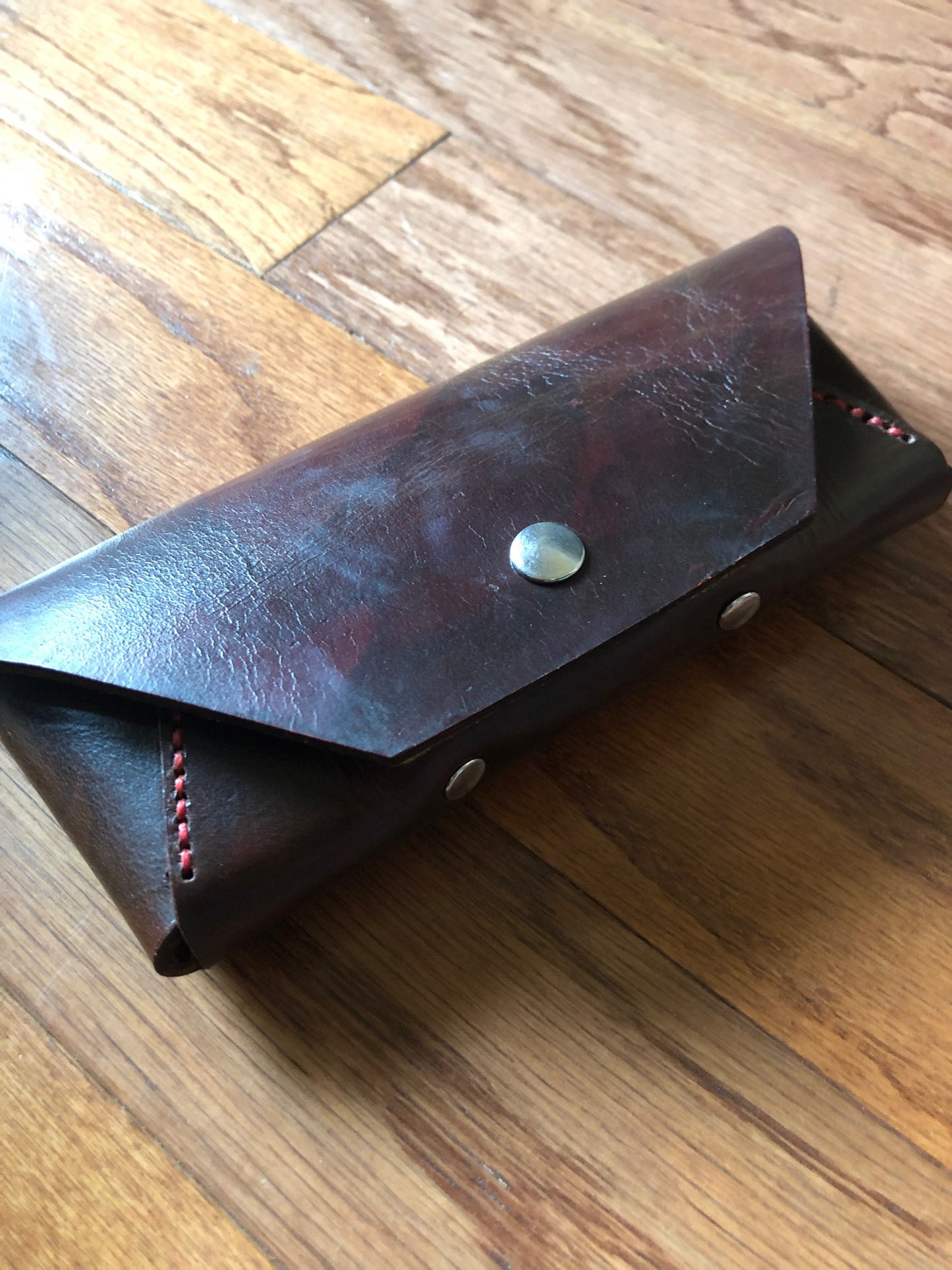 Leather Eyeglass case (brown)