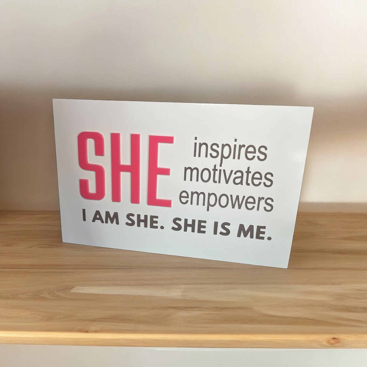 She inspires