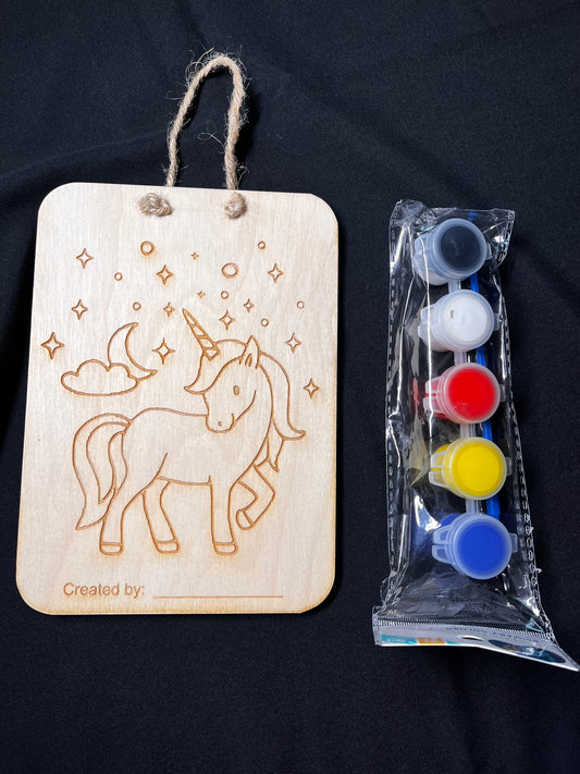Coloring Board (unicorn)